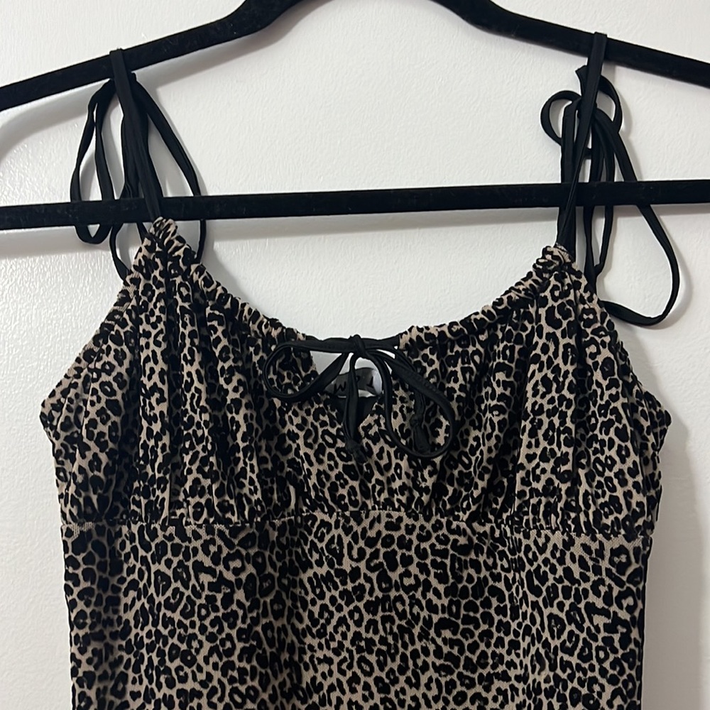 Motel Rocks Leopard Print Mini Dress - Picture 4 of 10